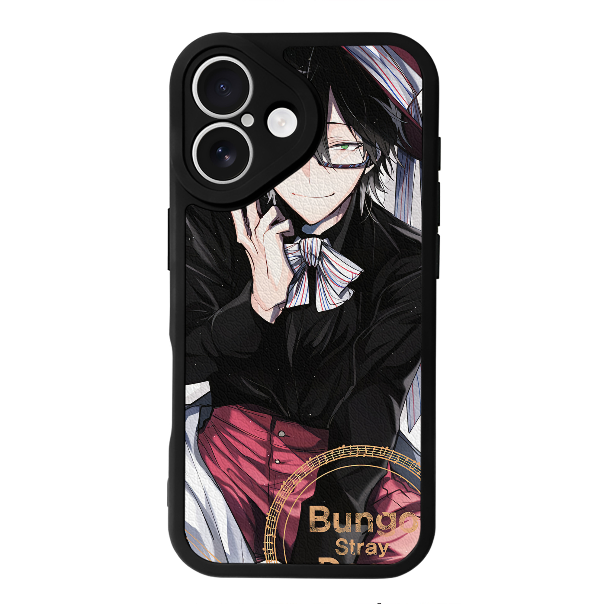 （画像用） 文豪ストレイドッグス Bungo Stray Dogs 【iPhone 16シリーズ対応】シリコンスマホケース（レザー調） 材質：シリコン